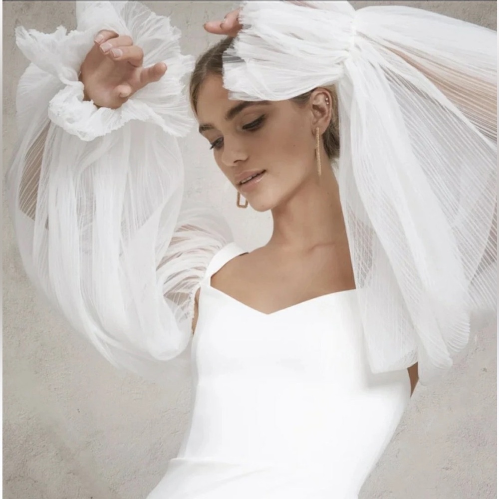 Bridal Tulle Detachable Sleeves